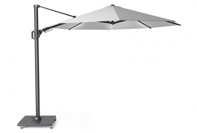 Parasol ogrodowy CHALLENGER T GLOW  kolor stelazu Anthracite  rozmiar 3 x 3 m  Light Grey