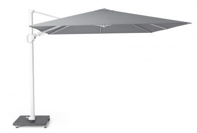 Parasol ogrodowy CHALLENGER T PREMIUM  kolor stelazu White  kolor Manhattan  3 x 3 m