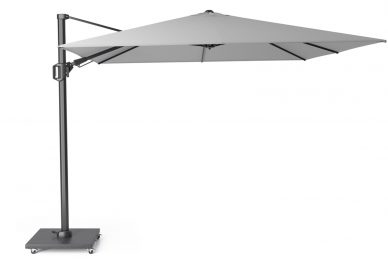 Parasol ogrodowy CHALLENGER T  kolor stelazu Anthracite  rozmiar 3 x 3 m  Light Grey