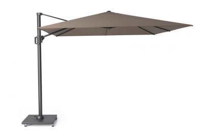 Parasol ogrodowy CHALLENGER T PREMIUM  kolor stelazu Anthracite  kolor Havana  3 x 3 m