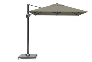 Parasol ogrodowy VOYAGER T  kolor stelazu Anthracite  kolor Taupe  25 x 25 m