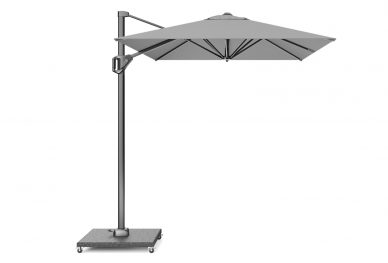 Parasol ogrodowy VOYAGER T  kolor stelazu Anthracite  kolor Light Grey  3 x 2 m